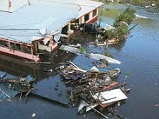 tsunami damage in American Samoa