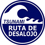 PR Tsunami Ruta de Desalojo sign